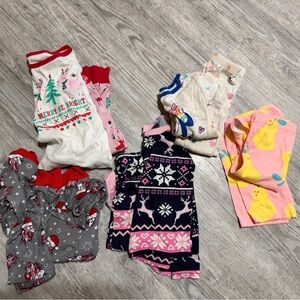 Carter's Kids Pajama Sets - Festive Red, Pink, and Navy